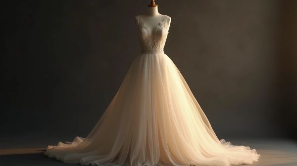 Évitez les clichés avec une robe de soirée blanche en tulle unique